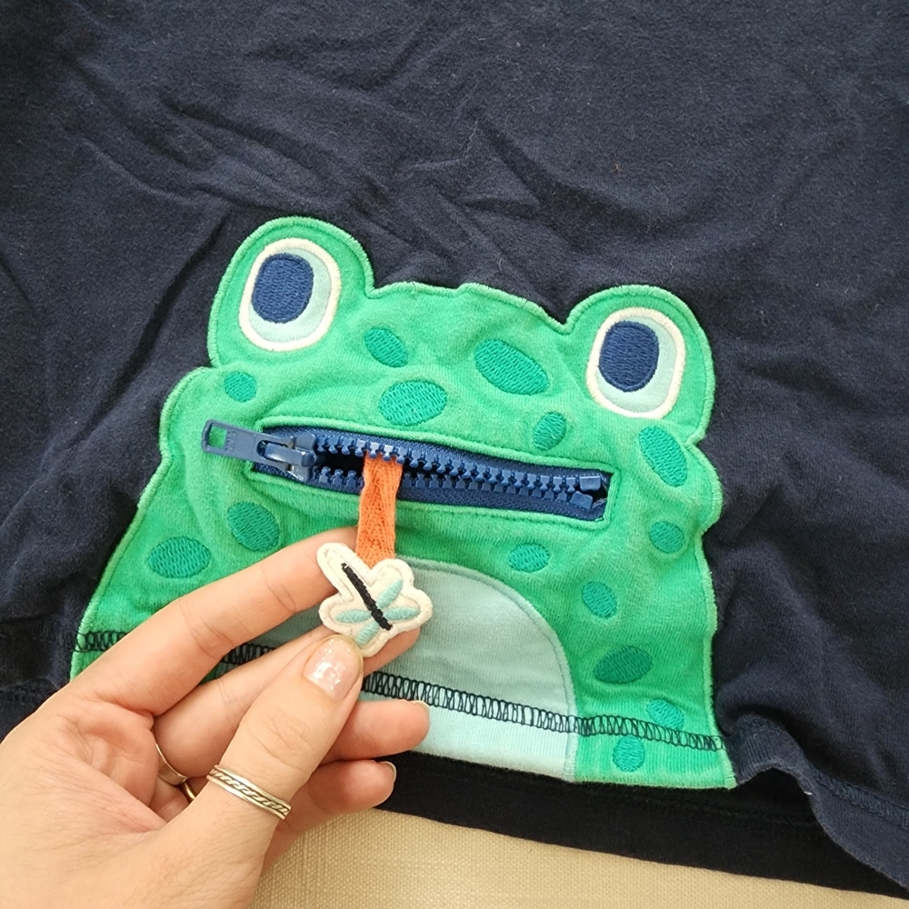 Gymboree frog applique shirt 4t - Picture 3 of 7
